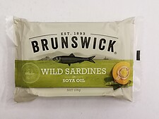 BRUNSWICK WILD SARDINE IN SOYA OIL, 106G