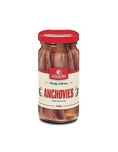 SANDHURST ANCHOVY FILLETS IN OIL 100G