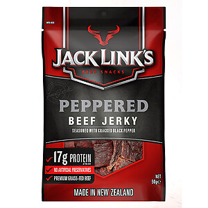 JACK LINKS BRAND BEEF JERKY, 50G, PPR