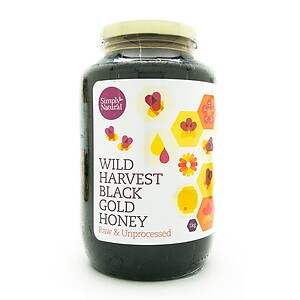 ORGANIC WILD HARVEST BLACK GOLD HONEY 1KG