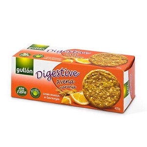 GULLON DIGESTIVE OAT & ORANGE 425G