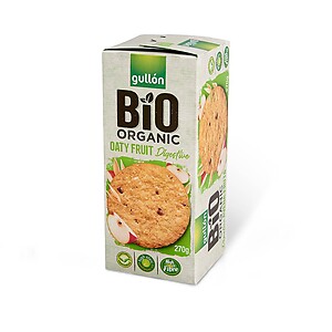 GULLON BIO ORGANIC OATY FRUIT DIGESTIVE 270G