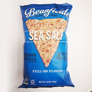 BEANFIELDS CHIPS, 5.5OZ, SSALT