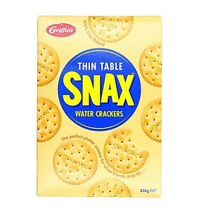 GRIFFINS SNAX THIN TABLE WATER 250G