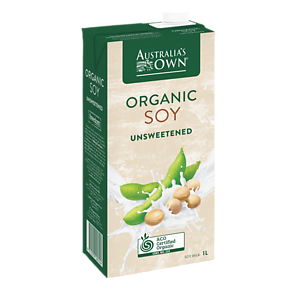 AUSTRALIA'S OWN ORGANIC UNSWEETEND SOY MILK 1L