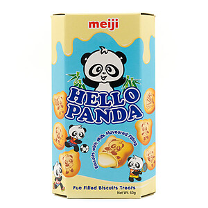 MEIJI - HELLO PANDA MILK CREAM Biscuits 260G