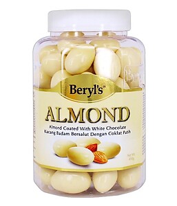 BERYL'S ALMOND COATED WITH WHITE CHOCOLATE 450G