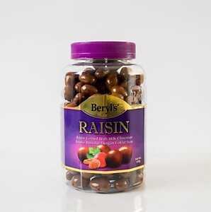 BERYL'S RAISIN COATED WITH MILK CHOCOLATE 450G