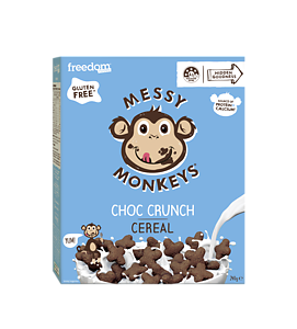 MESSY MONKEYS CHOC CRUNCH CEREAL, 240G