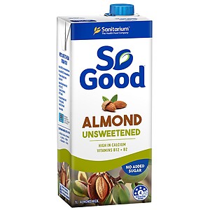 SANITARIUM SO GOOD ALMOND MILK UNSWEETENED 1L