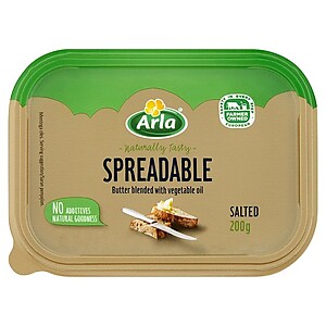 ARLA SPREADABLE SALTED BUTTER 200G