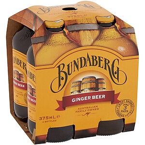 BUNDABERG GINGER BEER DRINK 4X375ML