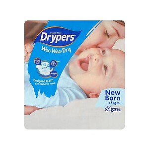 DRYPERS WEE WEE DRY JUMBO NB64