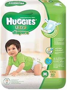 HUGGIES ULTRA OPEN SUPER JUMBO, M60