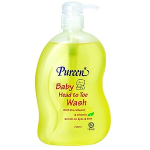 PUREEN BABY HEAD TO TOE WASH 750ML