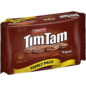 ARNOTT'S TIMTAM ORIGINAL CHOCOLATE BISCUIT FAMILY PACK 365GM