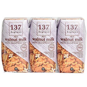 137 DEGREES WALNUT MILK 3X180ML