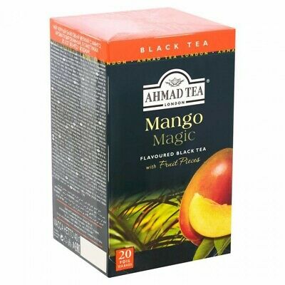 AHMAD TEA MANGO MAGIC FLAVOURED BLACK TEA 20S, 40G