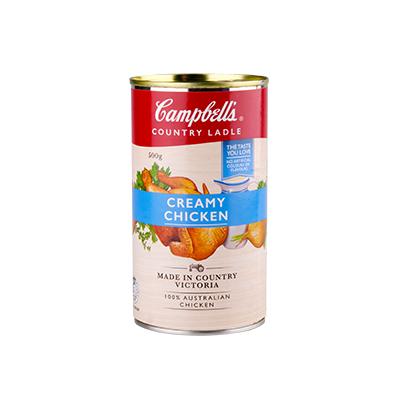 CAMPBELLS COUNTRY LADLE, 500G, CREAMY CHICKEN