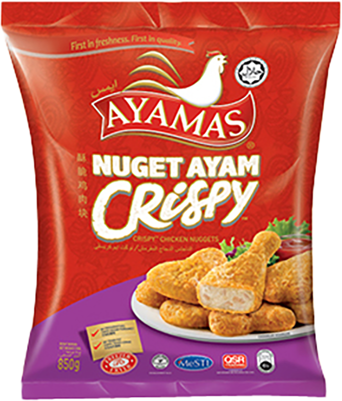 AYAMAS CRISPY CHICKEN NUGGETS 850G