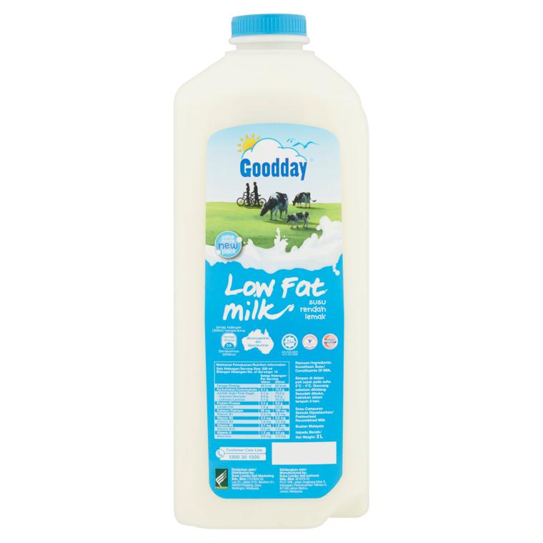 GOODDAY FRESH MILK 2 LT LOW FAT