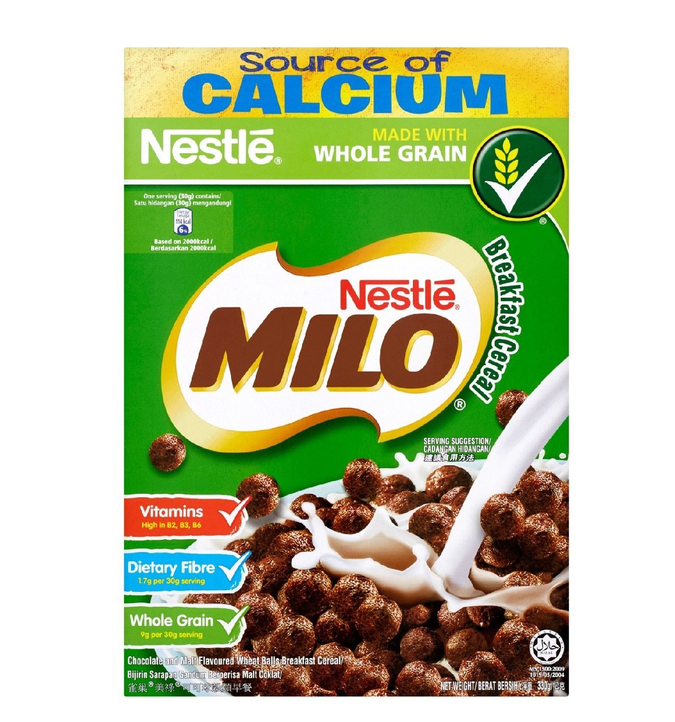 NESTLE MILO CEREAL 330G