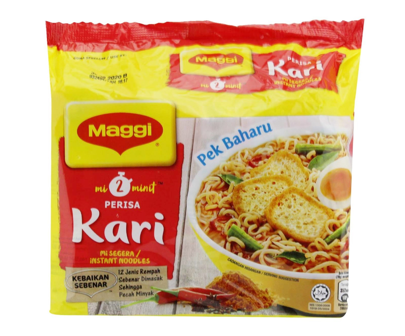 MAGGI CURRY INSTANT NOODLES 5X79GM