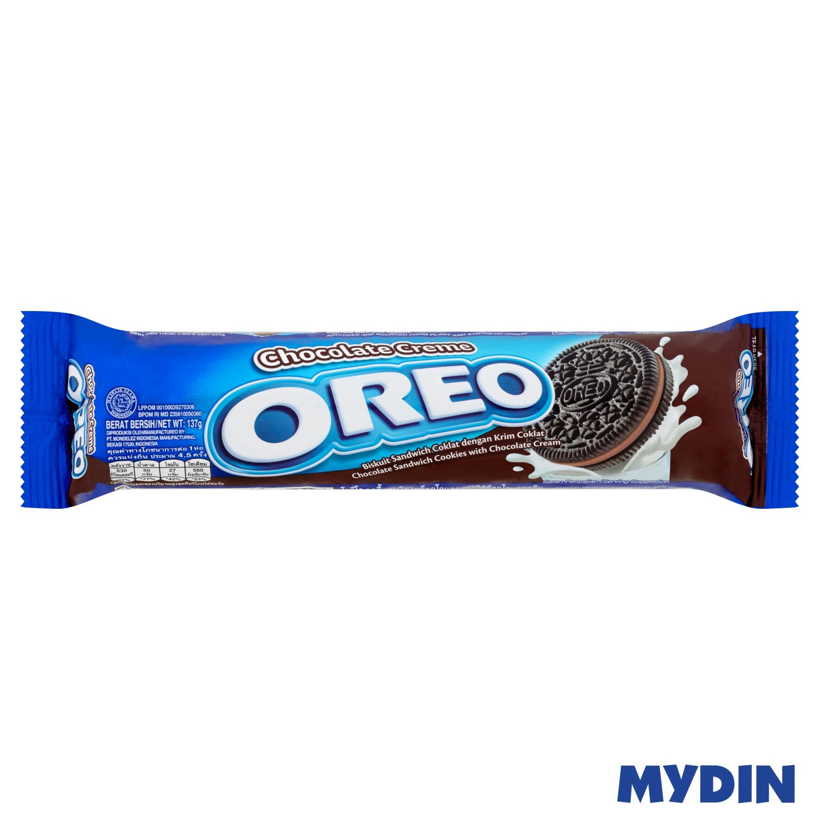 OREO COOKIES CHOC CRM 133G