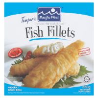 PACIFIC WEST TEMPURA FISH FILLET 550G