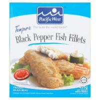 PACIFIC WEST TEMPURA BLACK PEPPER FISH FILLET 425G