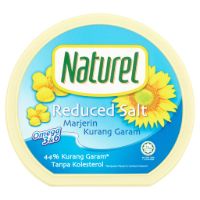 NATUREL MARGARINE REDUCED SALT 250GM