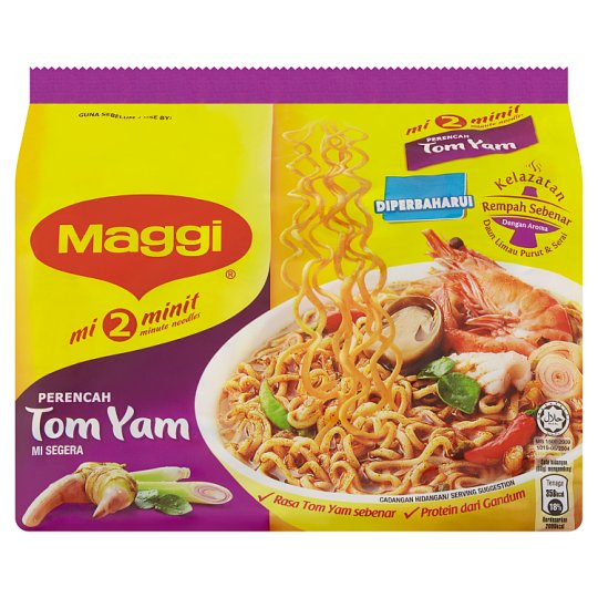 MAGGI TOM YAM INSTANT NOODLES 5SX80GM