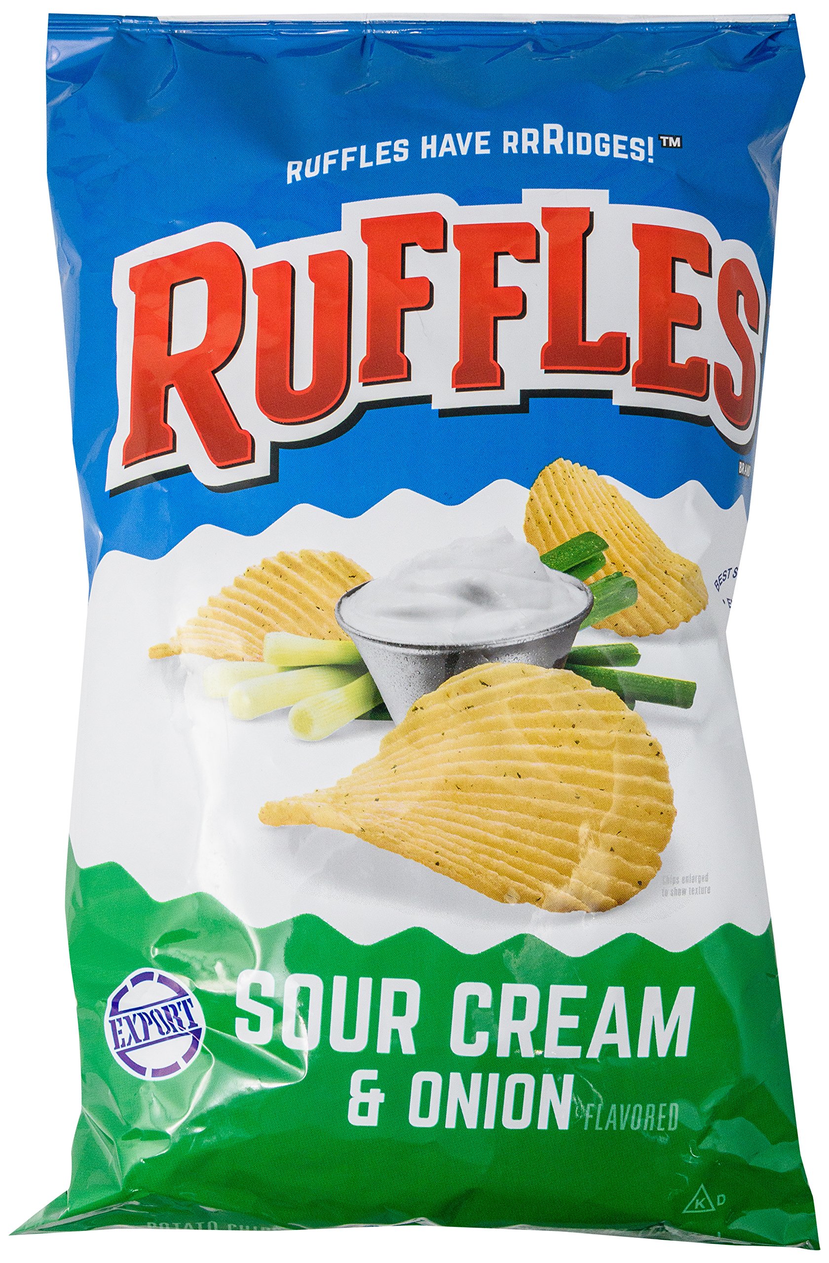 RUFFLES CHIP 184.2G SOUR CRM&ONI