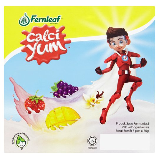 FERNLEAF CALCIYUM ASSORTED YOGHURT TP ,60GM