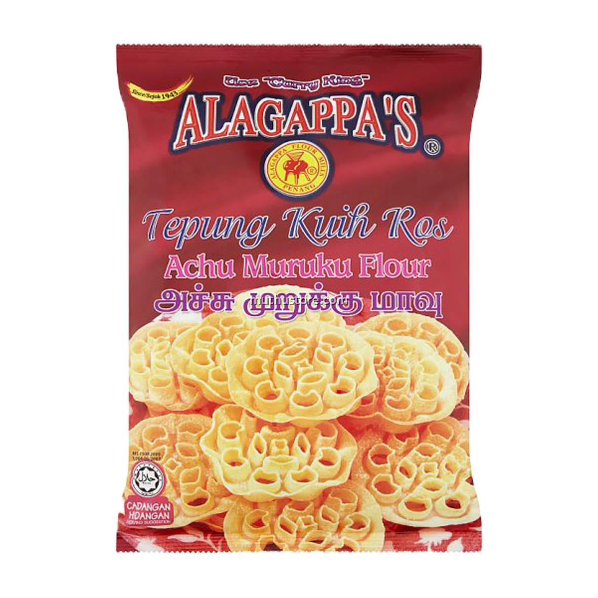 ALAGAPPAS ACHU MURUKU FLOUR 500GM