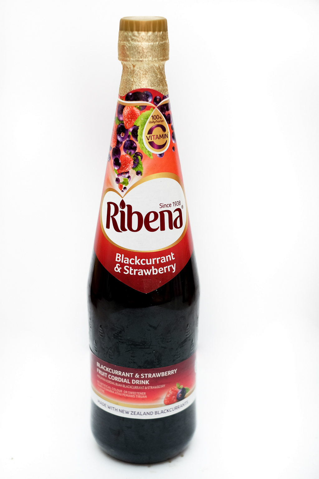 RIBENA CONC B/CURNT 1L S/BERRY