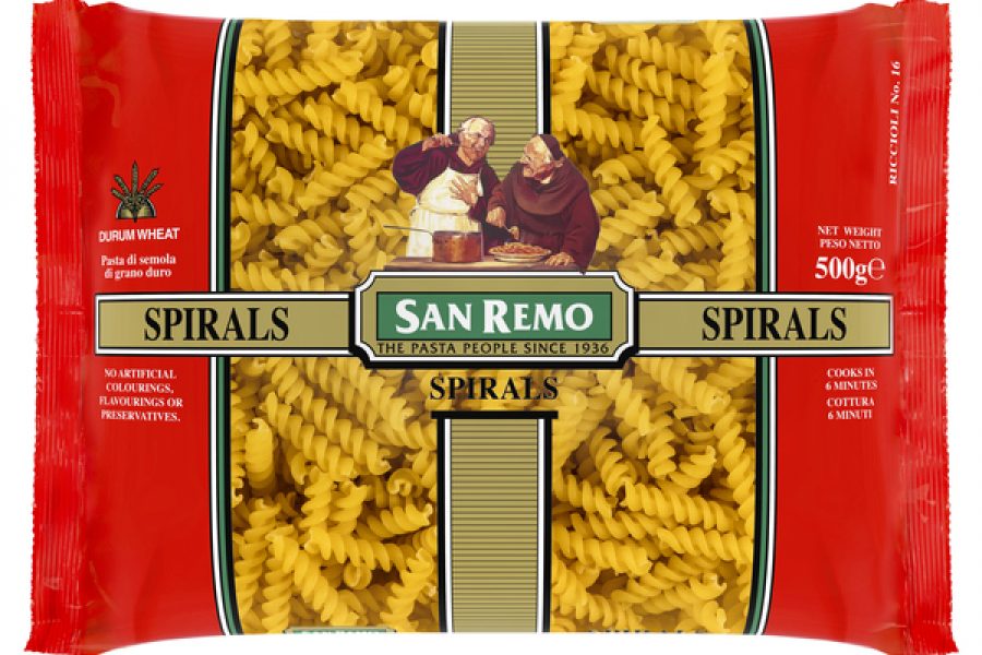 SAN REMO SPIRAL PASTA 500GM