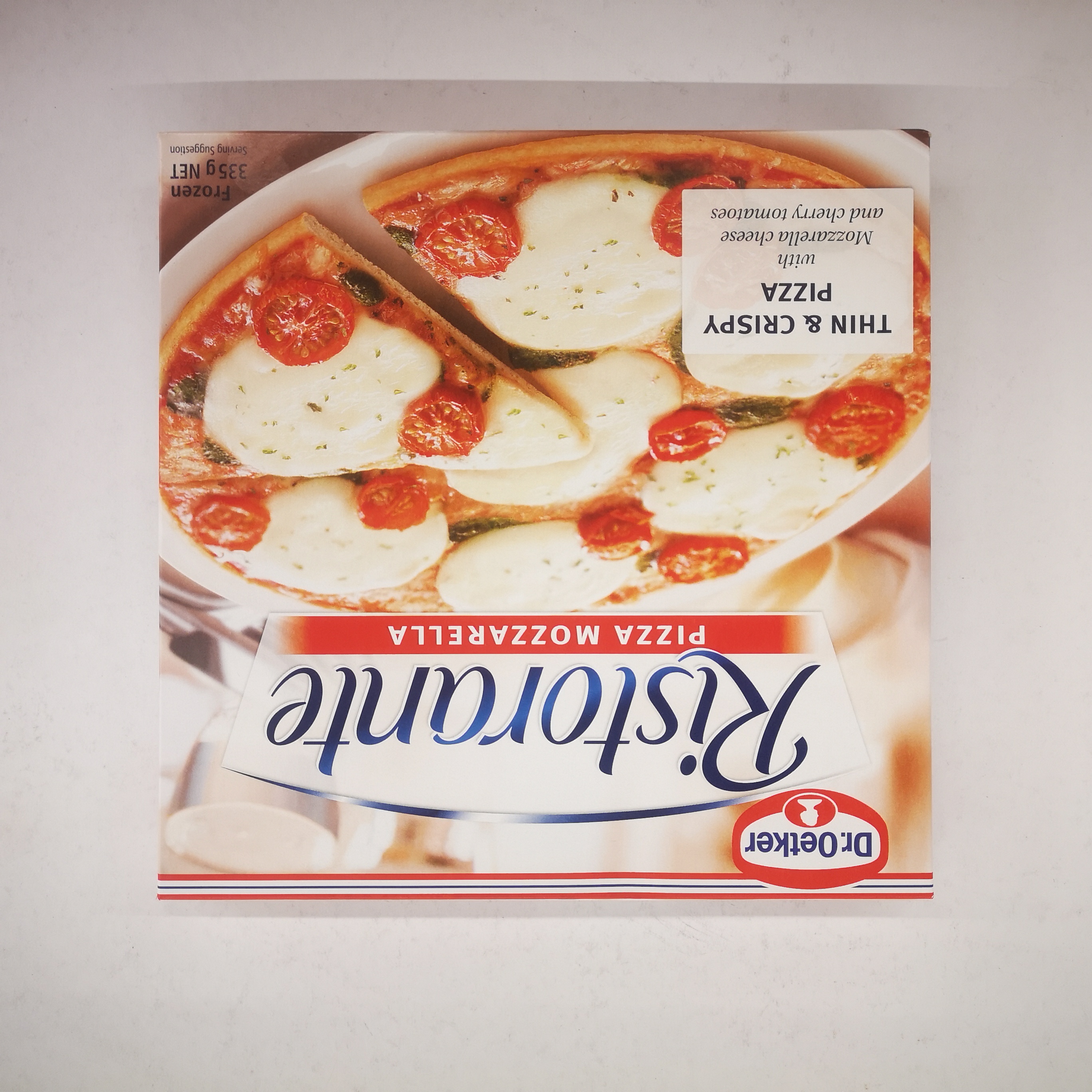 DR OETKER RISTORANTE PIZZA MOZZARELLA 335GM