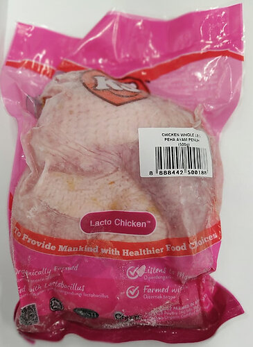 KEESONG FIRST ORGANIC FROZEN LACTO CHICKEN WHOLE LEG 500GM 