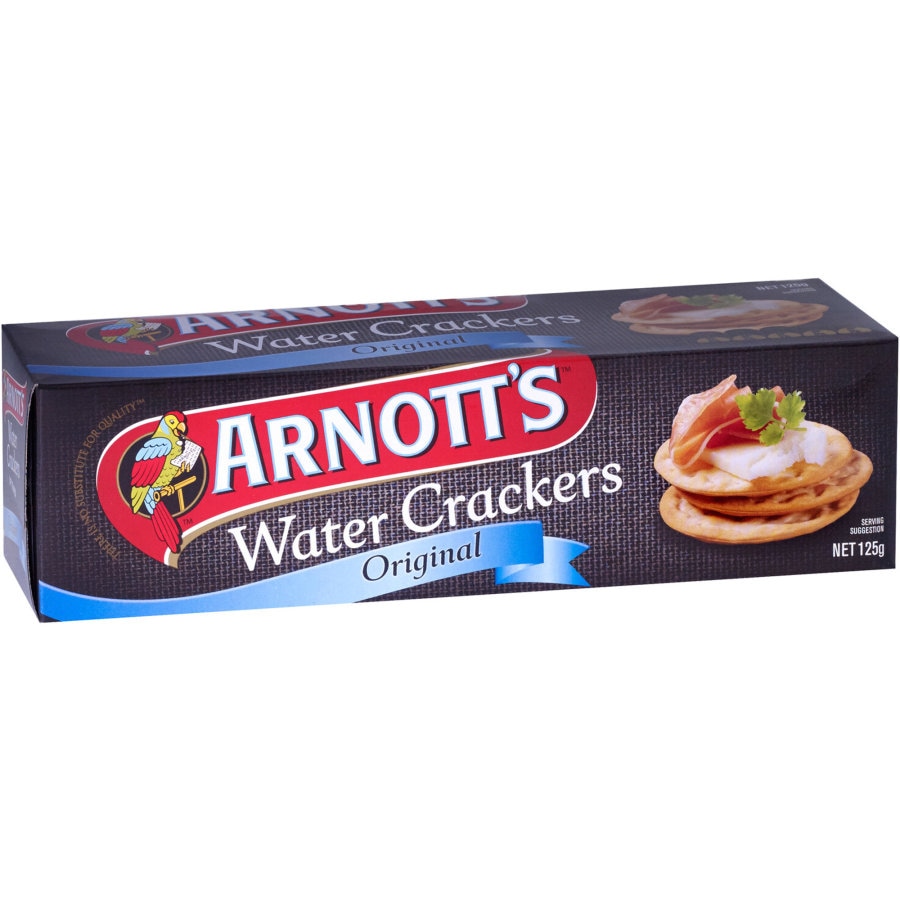 ARNOTT'S WATER CRACKERS ORIGINAL 125G