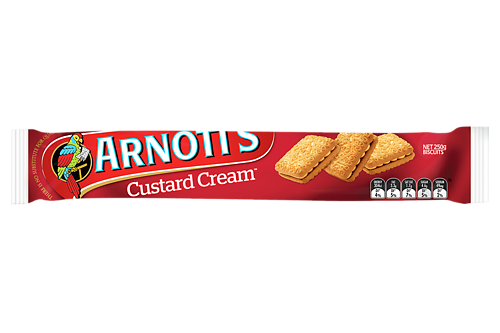 ARNOTT'S CUSTARD CREAM BISCUIT 250GM