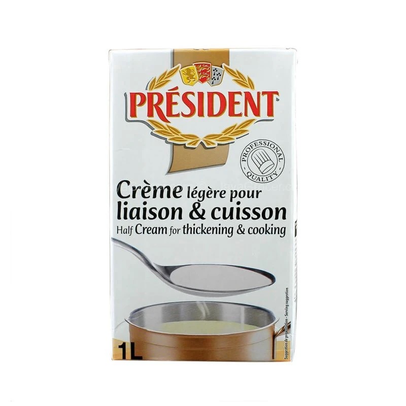 PRESIDENT COOKING CREAM HALF 1L