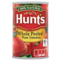 HUNT'S WHOLE PEELED PLUM TOMATOES 411GM