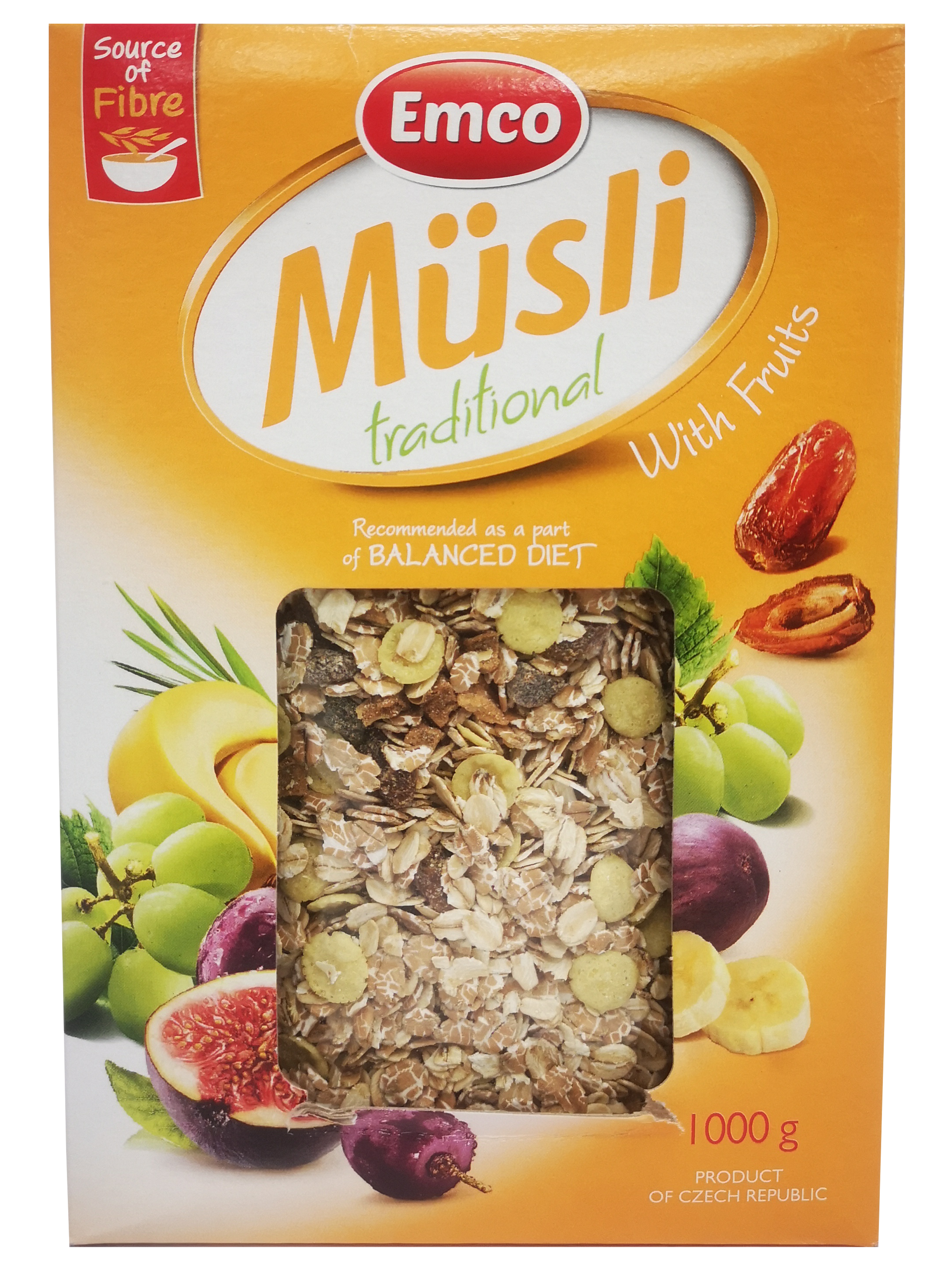 EMCO TRADITIONAL MUSLI WITH FRUITS 1KG