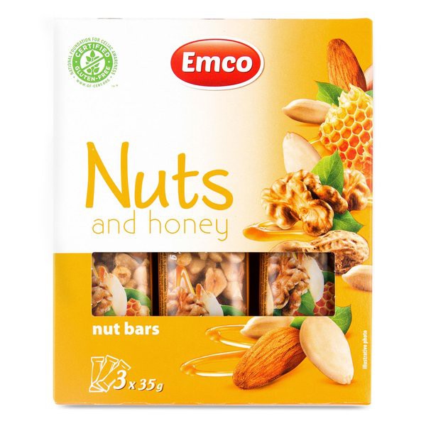 EMCO NUT AND HONEY MUSLI BAR 105GM