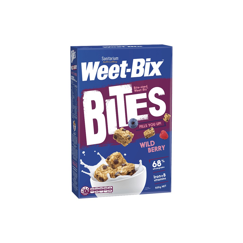 SANITARIUM WEET BIX WILD BERRY BITES 500GM