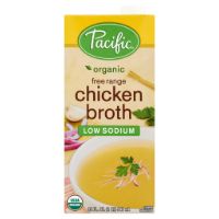 PACIFIC LOW SODIUM FREE RANGE CHICKEN BROTH 946ML