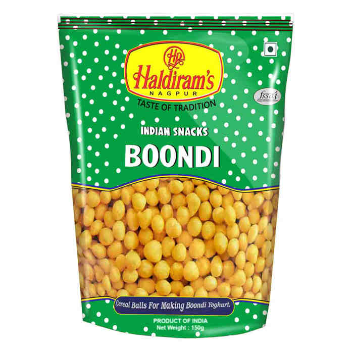 HALDIRAMS NAGPUR BOONDI SNACK 150GM