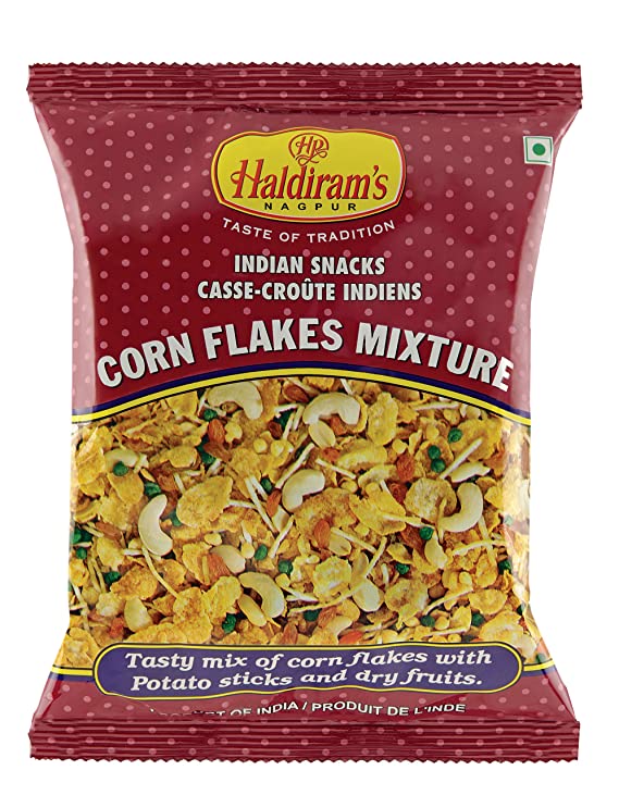 HALDIRAMS CORN FLAKES MIXTURE SNACK 150GM