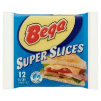 BEGA SUPER SLICES CHEESE, 250G